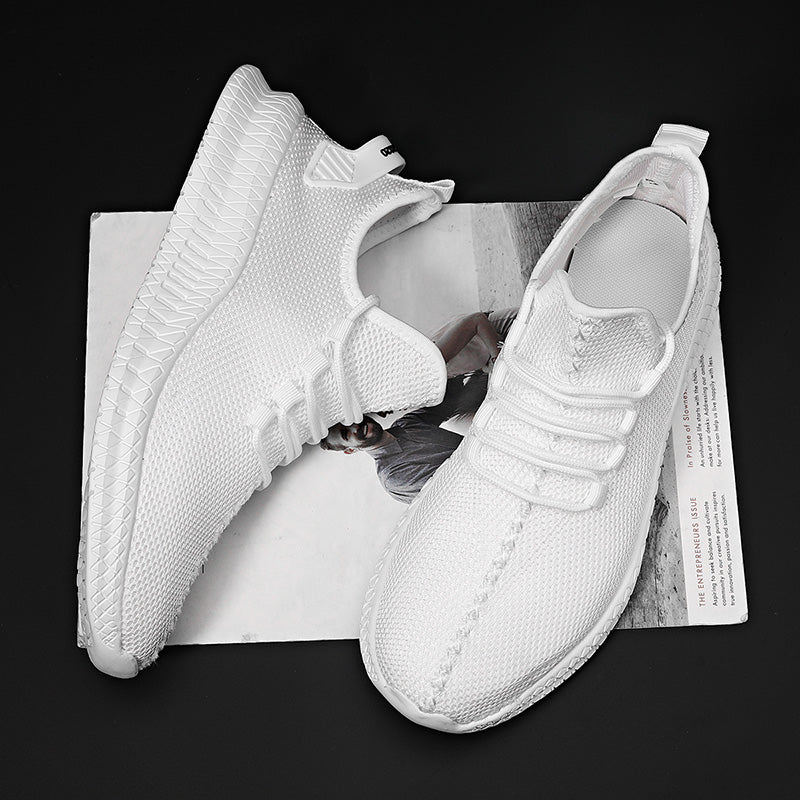 Breathable Platform Running Sneakers for Men – Lightweight Flexible Anti-Slip Casual Shoes