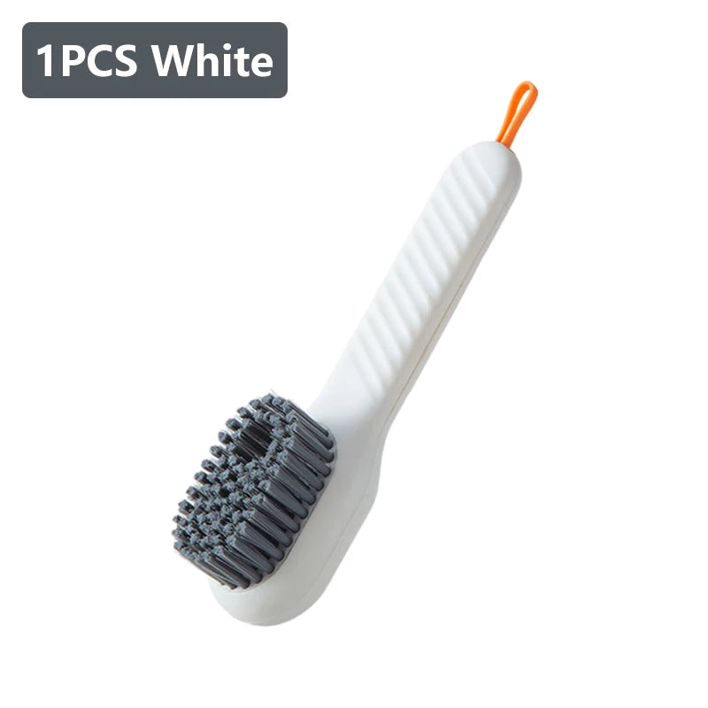 1/2Pcs Multifunctional Soft Bristle Cleaning Brush for Shoes and Clothes Liquid Applicator Scrubber Household Shoe Cleaner