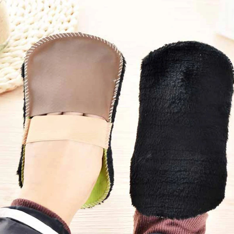 Plush Shoe Cleaning Cloth – Reusable Leather & Fabric Shoe Care Rag