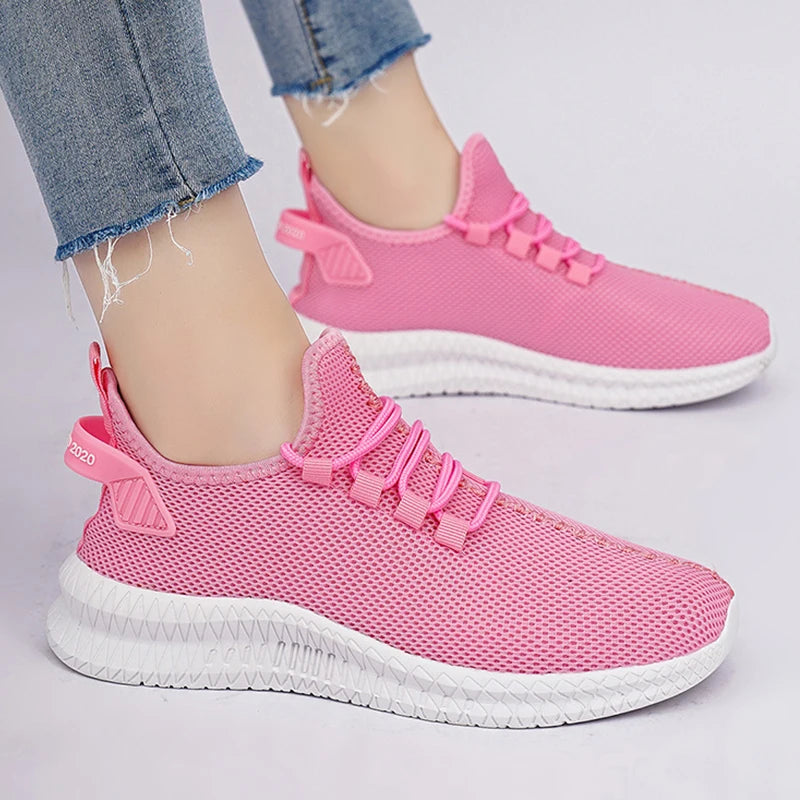 Breathable Platform Running Sneakers for Men – Lightweight Flexible Anti-Slip Casual Shoes