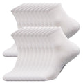 Men's Black & White Sport Socks – 20-Pack Crew Socks for Everyday Wear