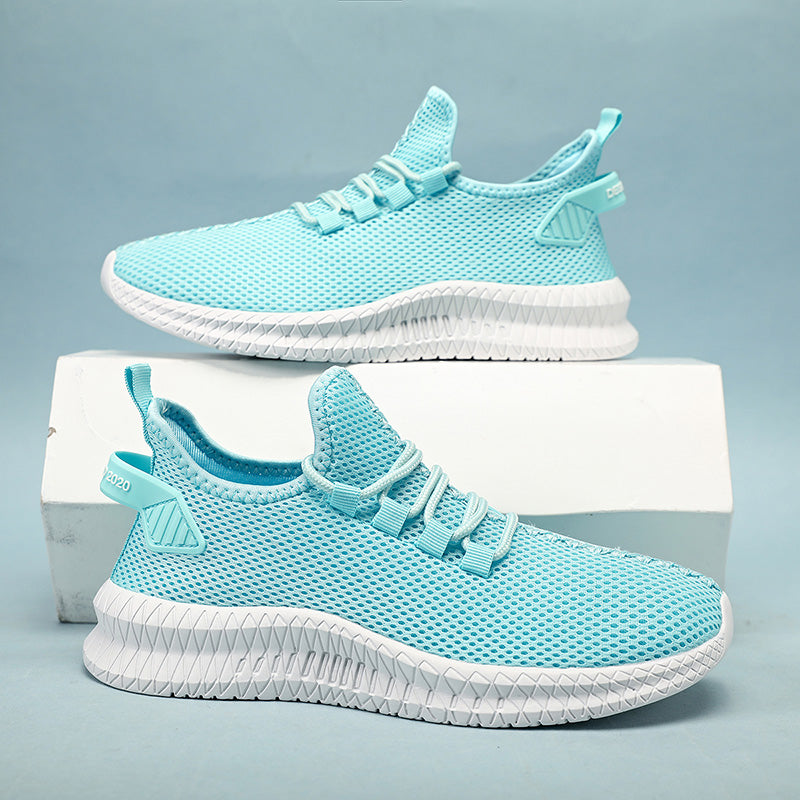 Breathable Platform Running Sneakers for Men – Lightweight Flexible Anti-Slip Casual Shoes