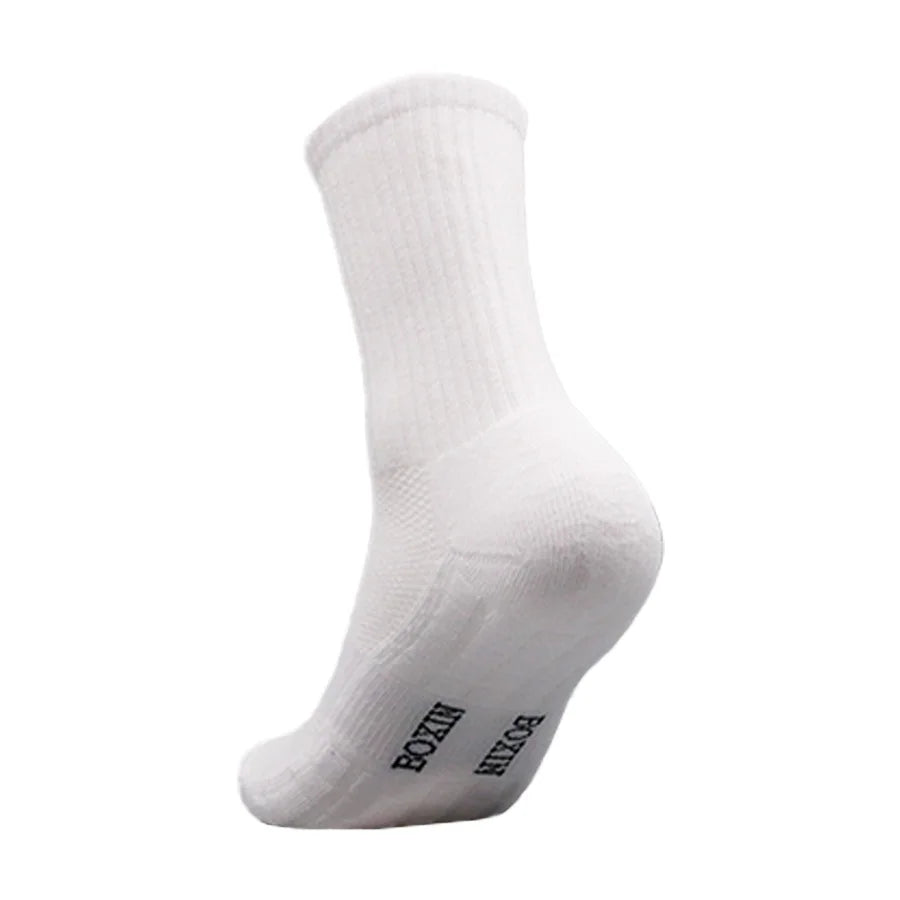 Men's Black & White Sport Socks – 20-Pack Crew Socks for Everyday Wear