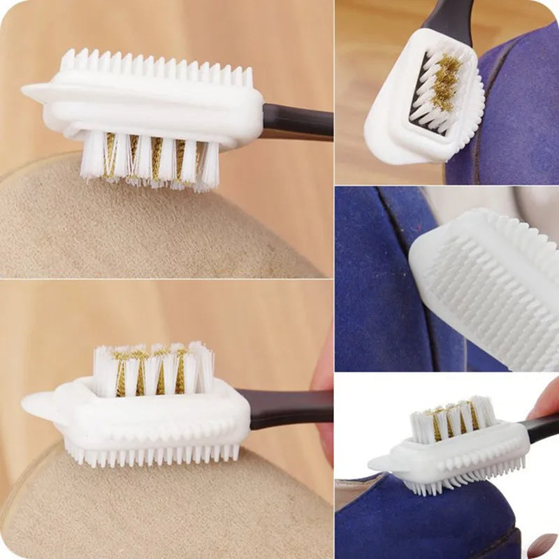 New Shoe Brush for Sneakers Suede Brush Shoe Cleaning Suede Boots Fluffy Shoes Brush Fo Lether Interior Sneakers Cleaner