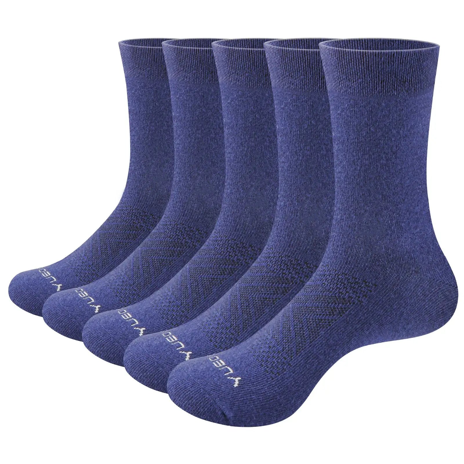 Men's Thin Cotton Dress Socks – Lightweight Formal & Casual Office Socks, 5-Pack (EU 37–46)