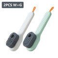 Soft Bristle Shoe & Clothes Cleaning Brush – Liquid Applicator Scrubber, 1 or 2 Pack
