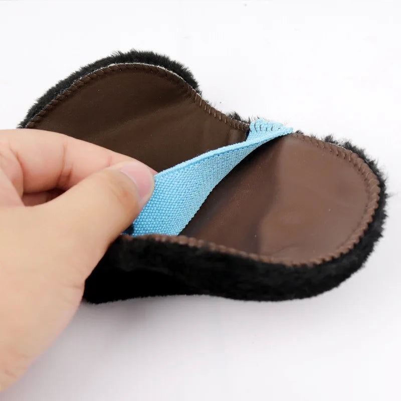 Plush Shoe Cleaning Cloth – Reusable Leather & Fabric Shoe Care Rag
