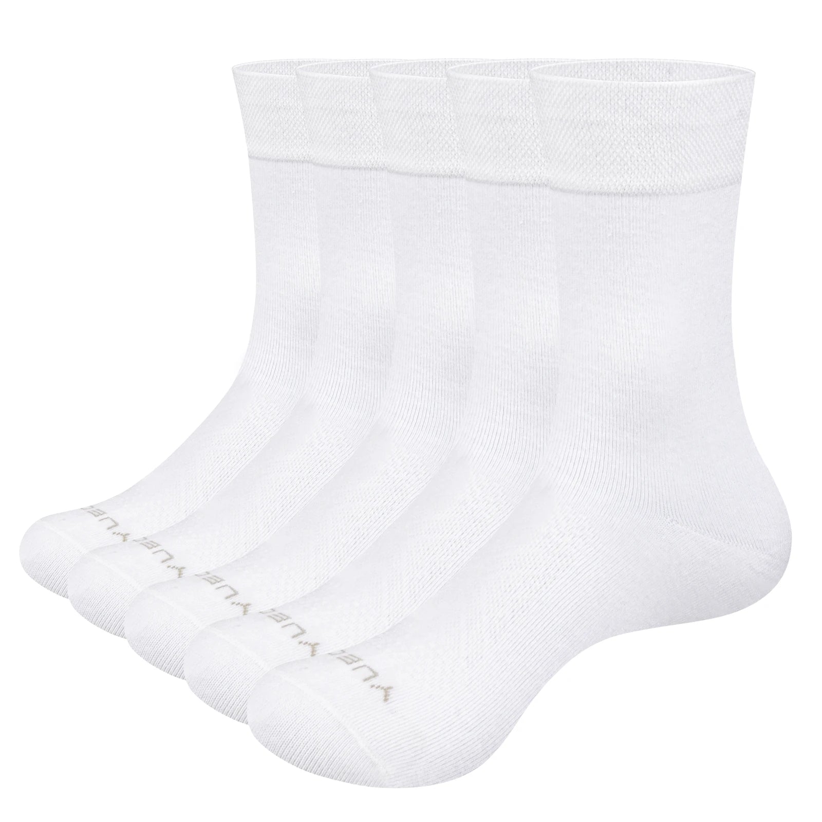 Men's Thin Cotton Dress Socks – Lightweight Formal & Casual Office Socks, 5-Pack (EU 37–46)