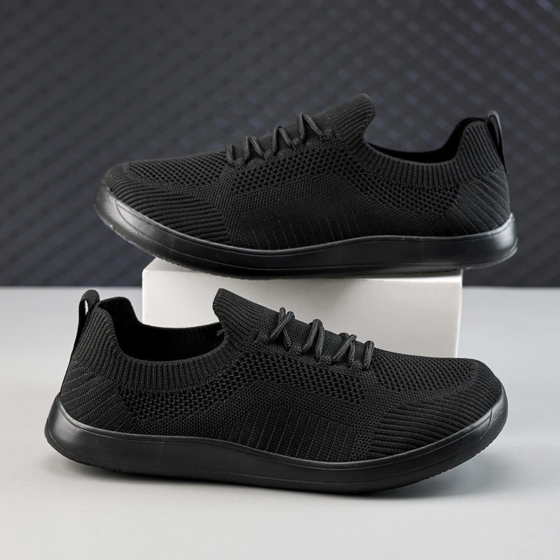 Men's Lightweight Mesh Casual Walking Shoes – Breathable Anti-Slip Sport Trainers