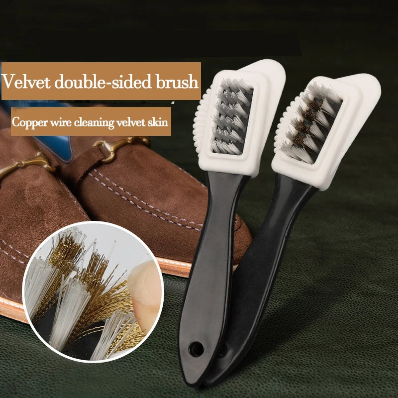 New Shoe Brush for Sneakers Suede Brush Shoe Cleaning Suede Boots Fluffy Shoes Brush Fo Lether Interior Sneakers Cleaner