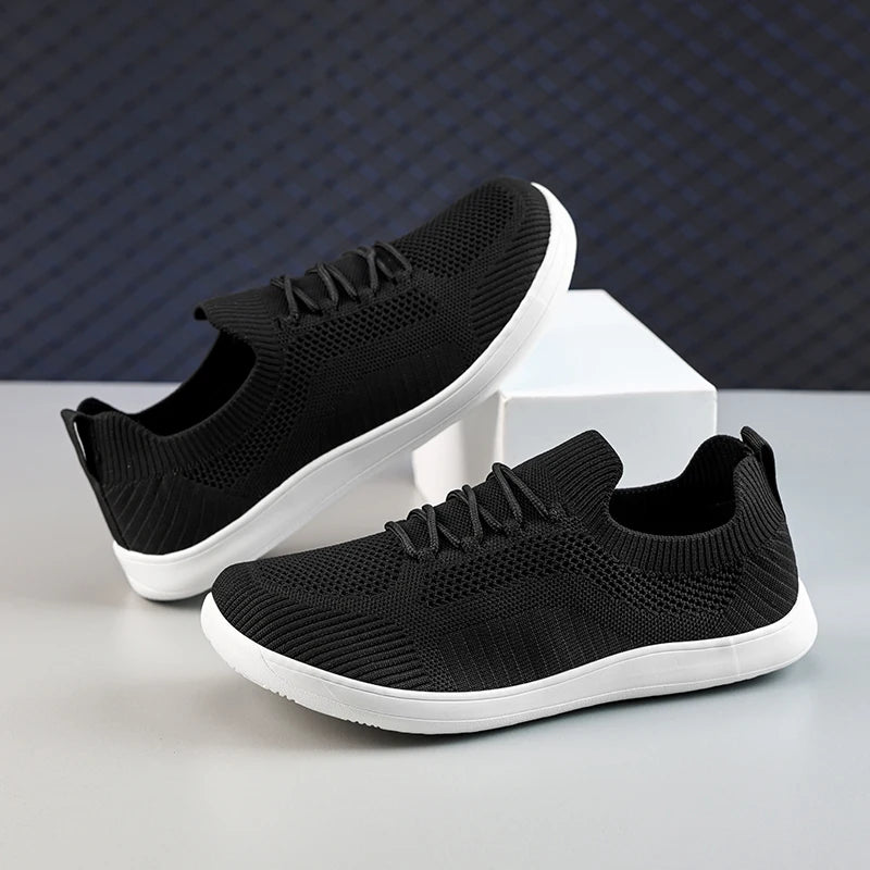 Men's Lightweight Mesh Casual Walking Shoes – Breathable Anti-Slip Sport Trainers