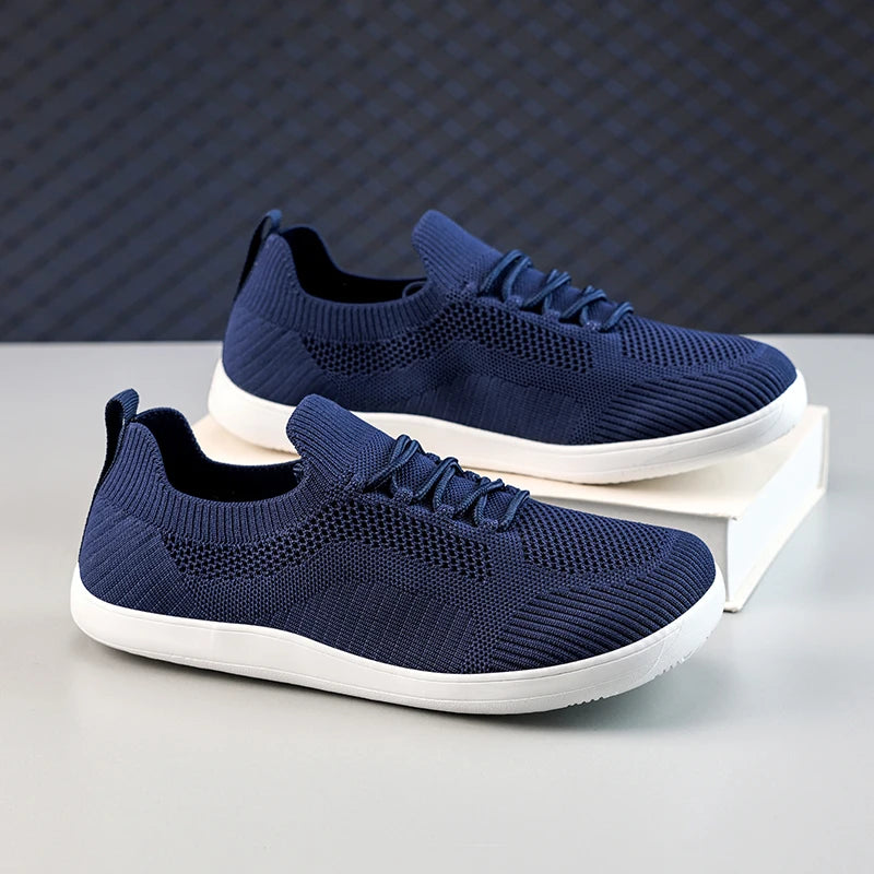 Men's Lightweight Mesh Casual Walking Shoes – Breathable Anti-Slip Sport Trainers