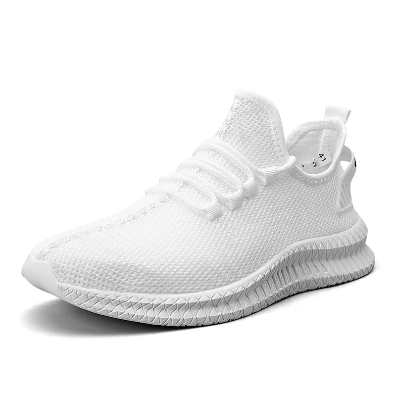 Breathable Platform Running Sneakers for Men – Lightweight Flexible Anti-Slip Casual Shoes